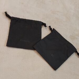 Chanel Bundle Of Black Jewelery Dust Bags